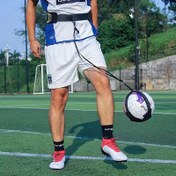 Resim 1 adet Futbol Dribling Kemer Voleybol Dribling Kemer Voleybol Matı Top Kemer Futbol Matı Top Eğitim Ekipmanı Top Kontrol Pratik Kemer Dribling Kemer 