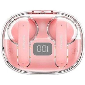 Resim Treasures Aweı T86 Kablosuz Bluetooth Kulaklık - Gürültü Engelleme, Hi-fi Ses, Beyaz Pembe 