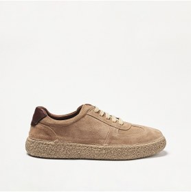 Resim John May Erkek Oxford ( Klasik) OG-2180 2166-104 Suggero Suet-Kahve Suet 