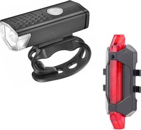 Resim FAR STOP SETİ USB ŞARJLI DT-2215 ÖN-ARKA SET 