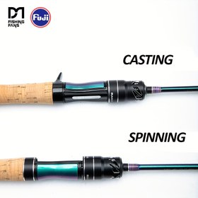 Resim FUJI O Guide Ring Yüksek Karbon, Katı Olta UL Sertlik 1-8g 2-6LB, Tekerlek Koltuk, Chameleon Çapraz Karbon Şerit, Boyalı Kork Kaymaz Ter Emici Sap Olta 