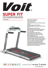 Resim Voit Superfit Katlanabi̇li̇r Koşu Bandı 
