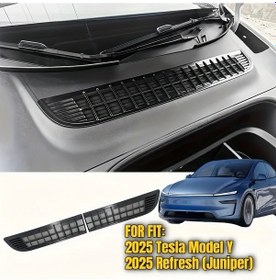 Resim Meridiangoods Model Y Juniper 2025+ Ön Kaput Klimalı Hava Girişi Sineklik Aksesuarı 