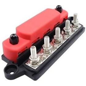 Resim Wondernest Cp-4135 Rv/yat M10 5'li Çift Sıralı Busbar Kırmızı-siyah Kablo Bağlantı Kırmızı Siyah 