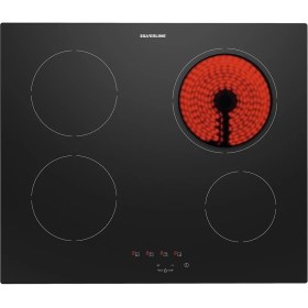Resim Silverline 3481 Flam - VC8210B01 - BO65E1B01 Siyah Cam Ankastre Set 