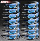 Resim Fastbuy Challenger 14 Parça Unisex Güneş Gözlüğü - Clearblue, Altın Renkli, Bisiklet Ve Kamp İçin Uygun, Yüksek Kalite Altın 