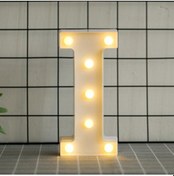 Resim Tenfowee Led Harf I Işıklı Dekoratif Aydınlatma - Yüksek Parlaklık, Sıcak Beyaz Işık, Ev/özel Etkinliklerde Kullanımı, Pil Gerektirir Pil Dahil Değil Diğer 