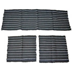 Resim Carub Serme Minder Kilim 3 Lü Set Oturma Kısmı Üniversal Br4818022 