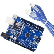 Resim Arduino Uno R3 Smd (Klon - Ch340 Chip - Usb Kablo ) 