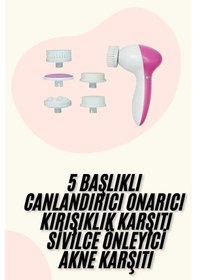 Resim 5 Başlıklı Titreşimli Cilt Temizleme Seti Canlandırıcı Nrzsnt - 8 Ve Onarıcı 