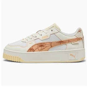 Resim Puma Puma Carina Street Lux Crafted Kadın Spor Ayakkabı 400403-02 Bej 
