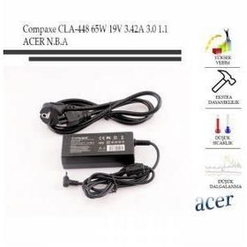 Resim Compaxe CLA-448 65w 19v 3.42a 3.0-1.1 Notebook Adaptörü 