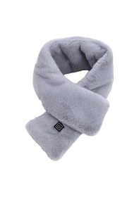 Resim Xindoker Koyu Gri Usb Isıtmalı Atkı - 3 Sıcaklık Modu, Dış Etkinlikler İçin Isı Sağlama, Usb Şarjlı Taşınabilir Şarj Cihazı Hariç Gri 