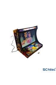 Resim Schitec 4khd 3d Pandora 9800 Arcade Oyunlu Taşınabilir Pandora Masaüstü Kabinli 22inç Atari Makinası 
