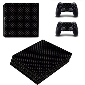 Resim Kt Grup Renkli Kol Düğmeleri Playstation 4 Pro Full Sticker Kaplama 