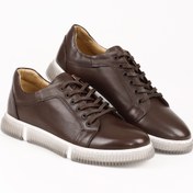 Resim GÖNDERİ(R) Erkek Kahve Antik Bağcıklı Hakiki Deri Comfort Sneaker 