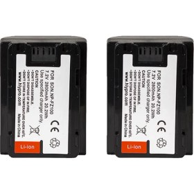Resim Cazip Shop Cazipshop Sony NP-FZ100 2 BATARYA(2800MAH)+ŞARJ Cihazı (A7 Iıı , A7 Rııı , A9) Uyumlu 