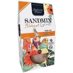 Resim Nature Plan Sandmix Grit Natural Kuş Kumu 250 Gr 