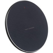 Resim 10w Hızlı Kablosuz Şarj R İphone Uyumlu 11 X Xs Max Xr Hızlı Şarj 3.0 Qi Kablosuz Şarj Pedi / Samsung İçin Huawei İçin Xiaomi Siyah 