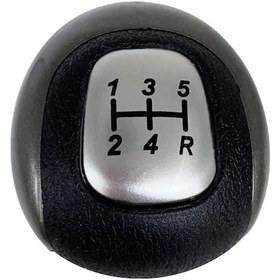 Resim Monyee Honda Civic 2006-2011 Dx, Ex, Lx İçin 5 Vites Değiştirme Vites Kolu - Deri Ve Metal, Gümüş/siyah Seçenekli Diğer 