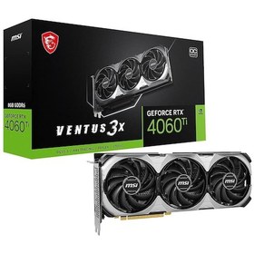 Resim MSI NVIDIA GeForce RTX 4060 TI Ventus 3X E 8G OC 8 GB GDDR6 128 Bit Ekran Kartı 