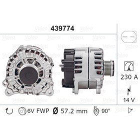 Resim Valeo 12v Alternatör Dinamo 230 A (lın2) Porsche Cayenne/panamera-vw Touareg Uyumlu 