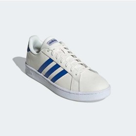 Resim adidas Grand Court Erkek Sneaker Ayakkabısı Beyaz Lacivert 