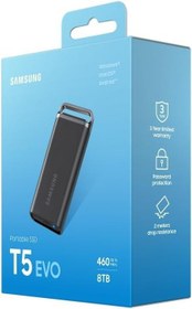 Resim Samsung T5 EVO MU-PH8T0S/WW USB 3.2 8 TB Taşınabilir SSD Outlet 