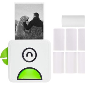 Resim Bisofice Poooli Android iOS akıllı kablosuz BT yazıcı fotoğraf yazıcısı, mini fotoğraf yazıcısı 