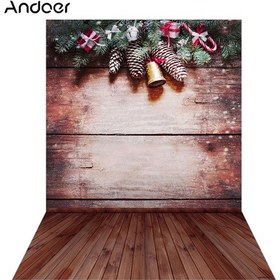 Resim Neevoyu Noel Desenli 1.5x2m Fotoğraf Arka Planı - Dijital Baskı Poliester Tablo - Çocuk, Yeni Doğan, Parti Dekorasyonu Çok Renkli 