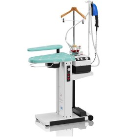 Resim Gazzella "tiny Mini" Kazanlı Tip Portatif Ütü Masası- Ayak Pedallı / Mağaza Tipi - 60 Cm Turkuaz 