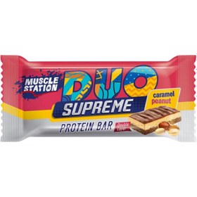 Resim MUSCLE STATİON Karamel Yer Fıstığı Protein Duo 35g 