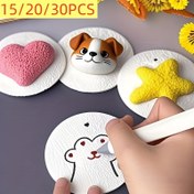 Resim 15/20/30 adet - Üç Boyutlu Yuvarlak Tahta Kağıdı, Köpük Genişletme Sanat Malzemeleri Kağıdı, İlginç Kağıt Sanatları, DIY Aktiviteleri ve Yaratıcı Aktiviteler için - İdeal Hediye Seçimi, Noel, Ofis, Ev Aktivitesi İletişimi, Duygusal İletişim, Arkadaş için Uygun, Kategorisi: Çizim Tahtaları, Easel'ler, Yazma Tahtaları 