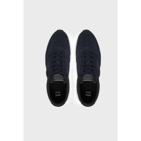Resim Boss Logolu Süet Detaylı Sneaker Ayakkabı Erkek Ayakkabı 50554612 401 