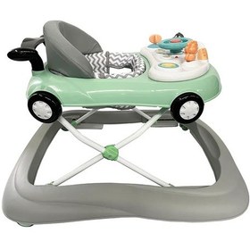 Resim Auto Pingu Yürüteç Katlanabilir - Müzikli - 3 Kademeli Cool Green 