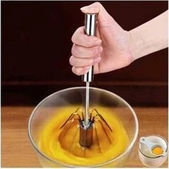 Resim Otomatik Çırpıcı Karıştırıcı Paslanmaz Çelik Yaylı Çırpıcı 