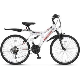Resim 2629 Blackmount 26 Jant V Fren Dağ Bisikleti Beyaz Kırmızı 