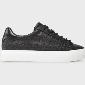 Resim Calvin Klein Vulc Lace Up Mono Pu Siyah Kadın Sneaker 