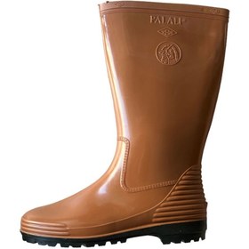 Resim VeliKundura Palalı Pvc Kahverengi Uzun Çizme (BAHÇE,İNŞAAT,TARIM VE SULAMA) 