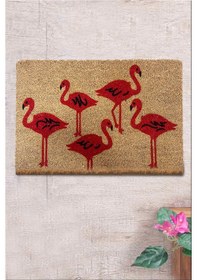 Resim Co Co Chimore 40x60 cm Doğal Ko ko Kıl paspas,Hindistan Naturel Kapı Önü Paspası 