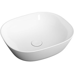 Resim Vitra Plural Kare Alçak Çanak Lavabo 45 CM Beyaz 7810B403-0016 