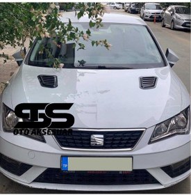 Resim Seat Leon Mk3 Uyumlu Piano Black Kaput Üstü Havalandırma Izgarası (01) (Sts Oto Aksesuar) 