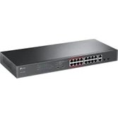 Resim TP-Link TL-SL1218MP 16-Port 10/100Mbps + 2-Port Gigabit PoE Switch 