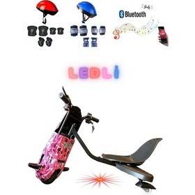 Resim Citymate Drift Car Elektrikli Kaykay Bluetooth Dirift Kar Hoverboard Scooter + Koruma Ekipmanı D05 