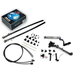 Resim İdeal Otomotiv Mercedes A W176 W169 Cla C117 Sunroof Cam Tavan Teli, 62.5cm Kızağı , Braketi Tamir Set 