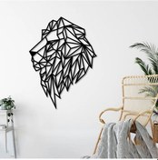 Resim Zarif Geometri Metal Duvar Dekoru 