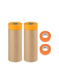 Resim Homyl 2x Önceden Bantlanmış Maskeleme Filmleri Otomotiv Kanepe 15m 