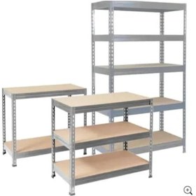 Resim Metal Raf Sistemi Yük Rafı 5 Raflı 875Kg 176 x90 x 40 CM 