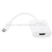 Resim Dark USB 3.1 Type-C' den 4K (30Hz) UHD HDMI Dönüştürücü Adaptör (DK-AC-U31XHD) 