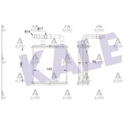 Resim Esse Otomotiv H-1 Starex Arka Brazing Kalorifer Radyatörü - KLE-352160 - 97044-4A010 